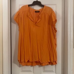 Lane Bryant Vibrant Orange Blouse